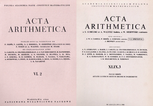Acta Arithmetica